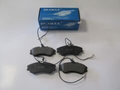 CITROEN XSARA- 01/05; ÖN FREN BALATASI (4 KABLOLU)(DİSK) (129,7X56X18,5) (BRAMAX) 4251.54