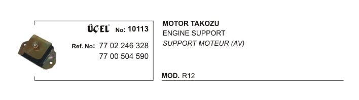 MOTOR TAKOZU 10113 R12 7702246328 7702246328