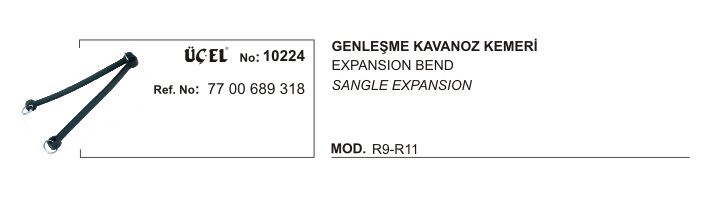 GENLEŞME KAVANOZ KEMERİ 10224 R9 R11 7700689318