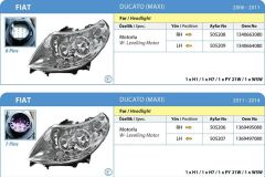 FAR SOL 505209 DUCATO (06-11) BOXER JUMPER MOTORLU   (8PİN FİŞLİ)