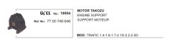 MOTOR TAKOZU 10954 TRAFIK 7700748646