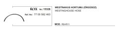 WESTINGHAUSE HORTUMU 15328 R9 R11 (ÖRGÜSÜZ) 7700582463