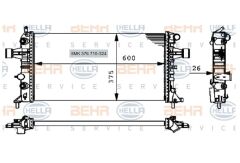 RADYATÖR 8MK376710324 ASTRA-G (Z16XE) 1.6 16V KLİMALI (MANUEL VITES)