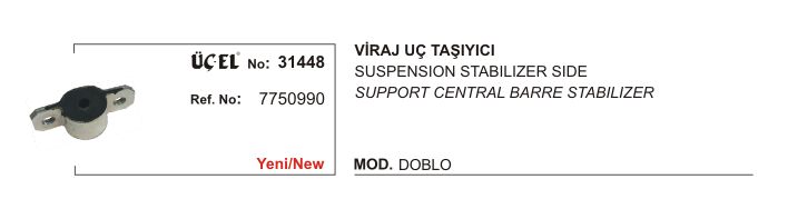 VİRAJ UÇ TAŞIYICI 31448 DOBLO 7750990