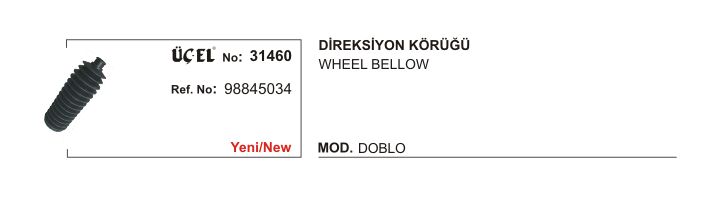 DİREKSİYON KÖRÜĞÜ 31460 DOBLO 48845034