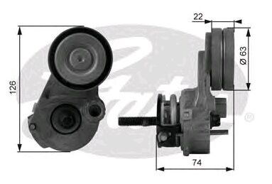 GERGİ KÜTÜĞÜ 534014710 ASTRA-H (Z16XEP) VECTRA-C CORSA-D CRUZE INSIGNIA