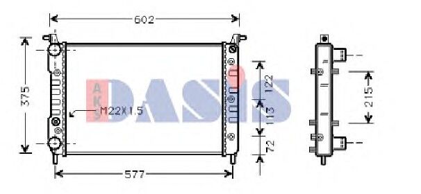 RADYATÖR 0126222AL PALIO 1.4 2SIRA PLASTİK TANK