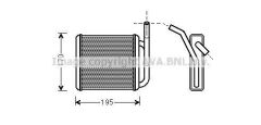 KALORİFER RADYATÖRÜ 346560 H100 MİNİBÜS BRAZING KLIMALI