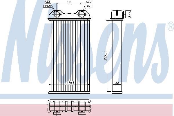 KALORİFER RADYATÖRÜ 346720 TRAFİK-II VIVARO 06> (BRAZING)